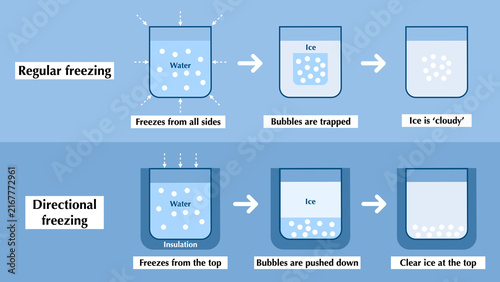 Regular vs Directional Freezing: How Clear Ice Cubes Are Made