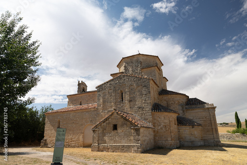 Canvas Print Church of la anunciada ureña romanesque architecture building