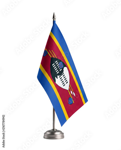 flag of the Kingdom of Eswatini isolated flag