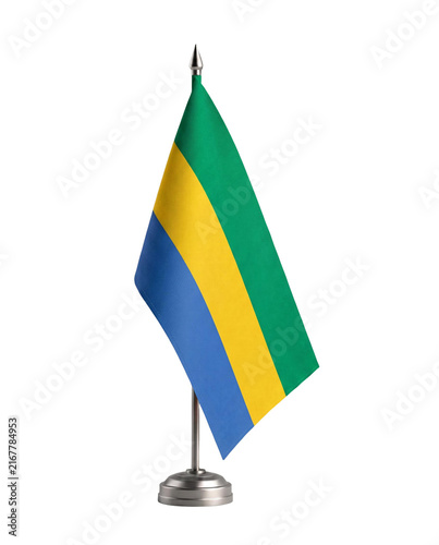 Gabon Flag isolated background 