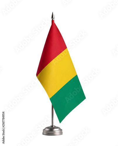 Guinea Flag isolated background