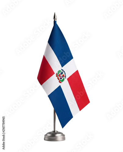 Dominican Republic Flag isolated background