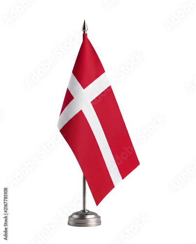 Denmark Flag isolated background