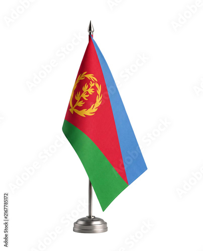 Eritrea flag isolated background