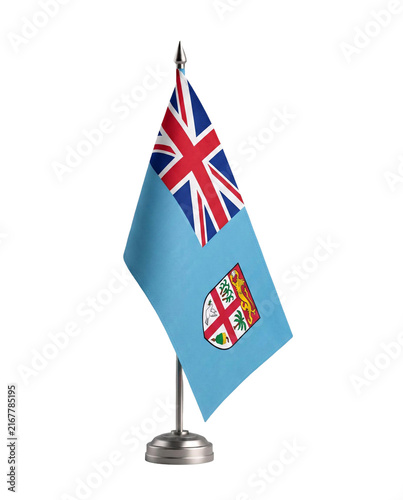 Fiji Flag isolated background 