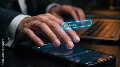 Person typing on laptop with credit cards