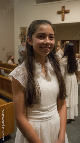 Confirmation White Dress Christian