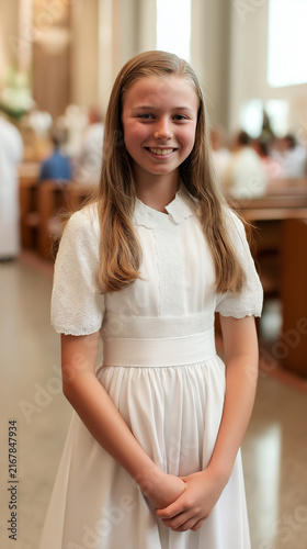 Confirmation White Dress Christian