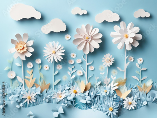paper cut spring season
