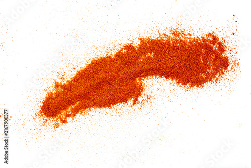 Obraz na plátně red chilies with chili flakes