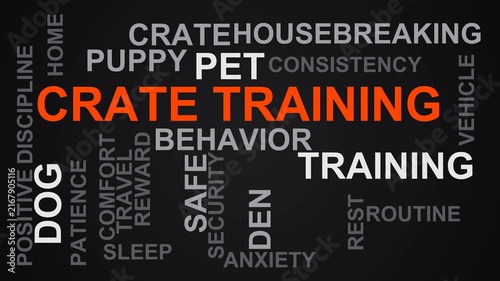 Crate Training Word Cloud