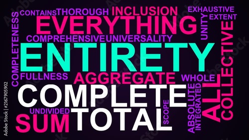 Entirety Word Cloud