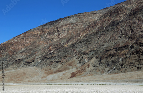 The foot of Funeral Mountains, California