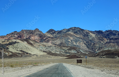 Entering Artist's Palette loop - Death Valley National Park, California