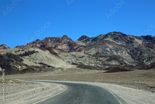 Loop road to Artist's Palette - Death Valley National Park, California