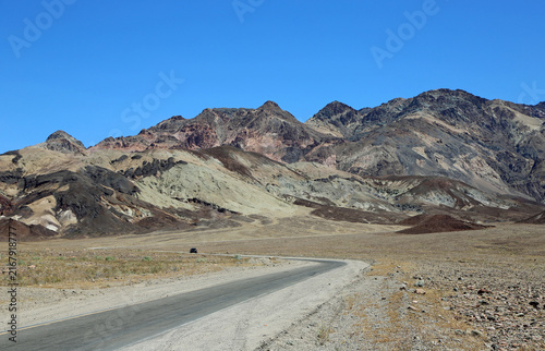 Artist's Palette loop road - Death Valley National Park, California