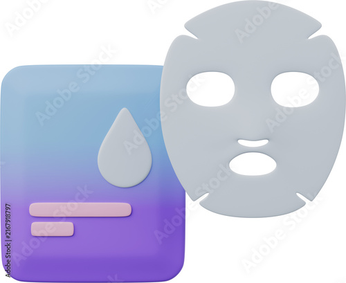 Plakat w ramie sheet mask