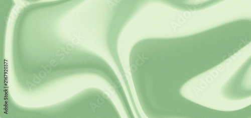 Принти на полотні Abstract fluid motion in soft mint green and white tones