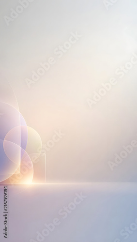 abstract shaped with soft light on background for creative design theme