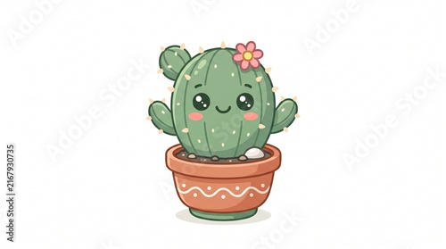 cactus in a red pot
