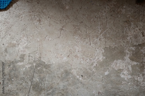 Old cement floor in Thailand