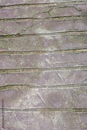 Old cement floor in Thailand