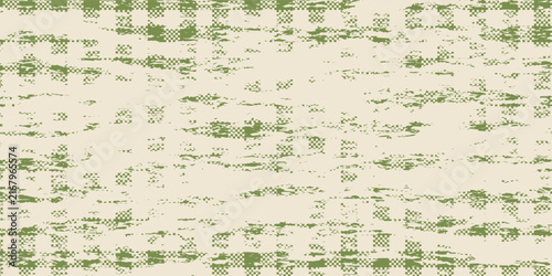 An olive green pattern for a groovy seamless background. Retro checkerboard design