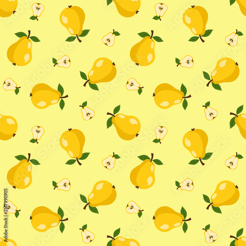 seamless background with pears