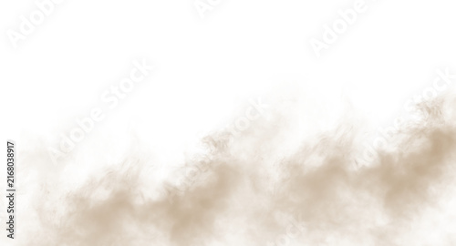 Canvas Print Sand, dust, brown, natural, smoke realistic dust PNG with brown sandstorm cloud and textured explosion