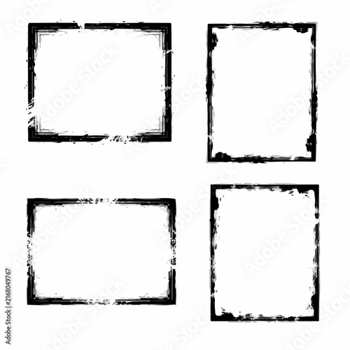 Professional Black Grunge Graphics For Commercial Applications