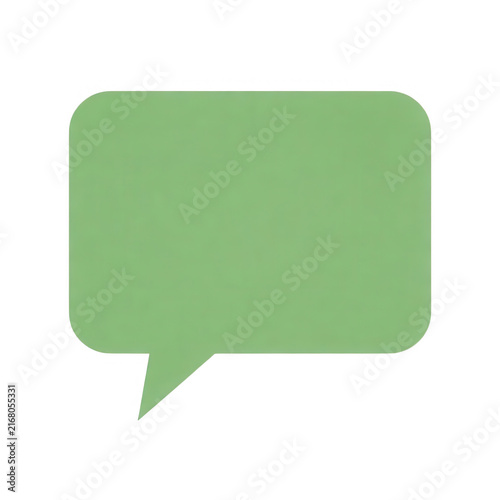 Green Speech Bubble Transparent Background