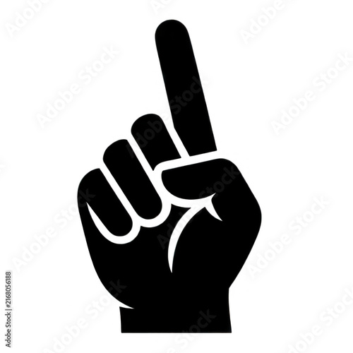 White Line Drawn Hand Gesture Transparent Background