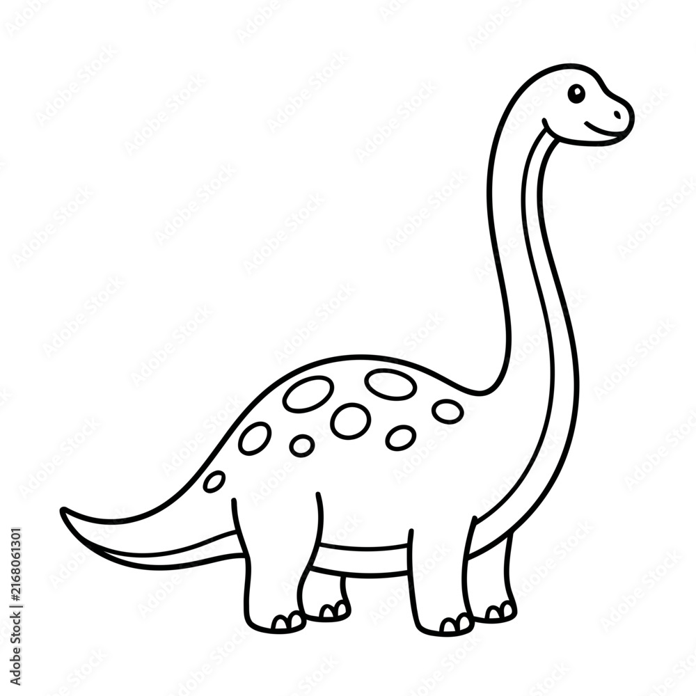 Fototapeta premium Cartoon Dinosaur