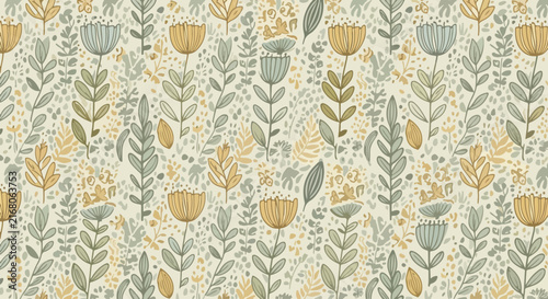 Vintage vector eps colorful floral design background