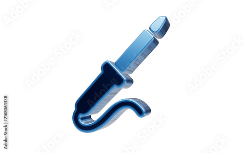 Audio Jack Connector: A close-up, 3D rendering of a gleaming blue audio jack connector with a flexible coiled wire, symbolizing connection and sound transmission.