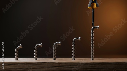 Obraz na płótnie Security concept with progressive access barriers and padlock representing protection and controlled entry