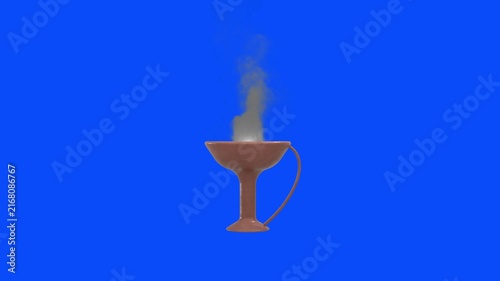 Dhuna Dani, Tar Burner Animation , ধুনা