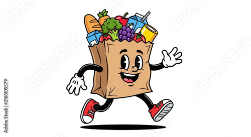High-quality vector illustration featuring vibrant colors, playful shapes, and whimsical characters on a white background, suitable for digital marketing and print design.