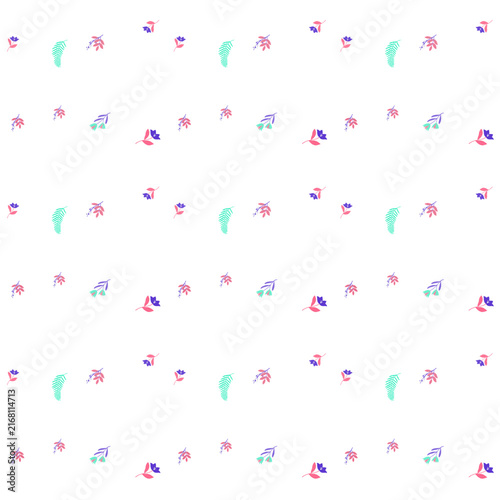 Minimalist seamless pattern with colorful hand drawn musical notes on a clean white background for creative design