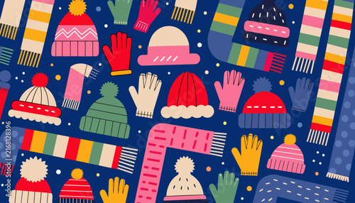 winter clothing accessories hats scarves gloves