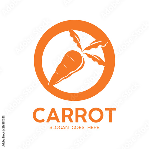 Carrot Logo vector icon design