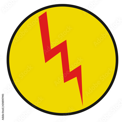 panneau danger électricité, PNG fond transparent