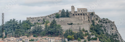 Citadelle fortification above historical village at Sisteron, France