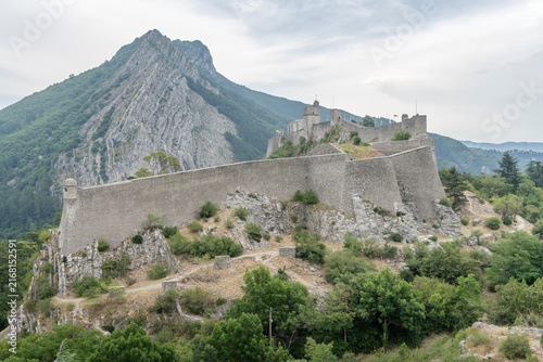 Citadelle fortification western side, Sisteron, France