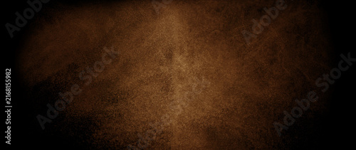 Dark brown textured background with soft glowing center, creating a warm rustic atmosphere for luxury branding, vintage design, dramatic presentations product advertising creative visual compositions.