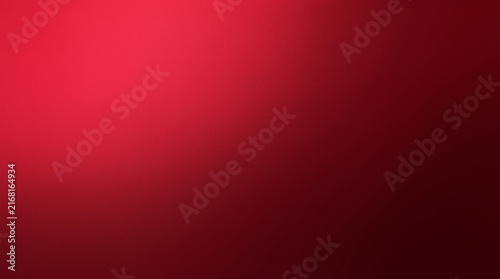 Cuadro en lienzo Abstract red gradient background with smooth dark vignette and soft light textur