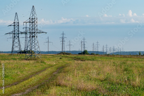 Rural electrification and power grid infrastructure development in remote area.