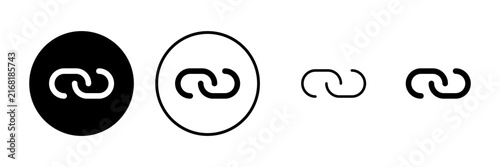 Link icon vector illustration. Hyperlink chain sign and symbol