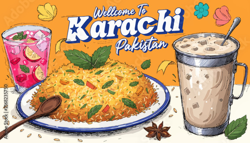 Welcome to Karachi Pakistan food and drinks