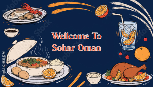 Welcome to Sohar Oman, traditional cuisine and drinks
